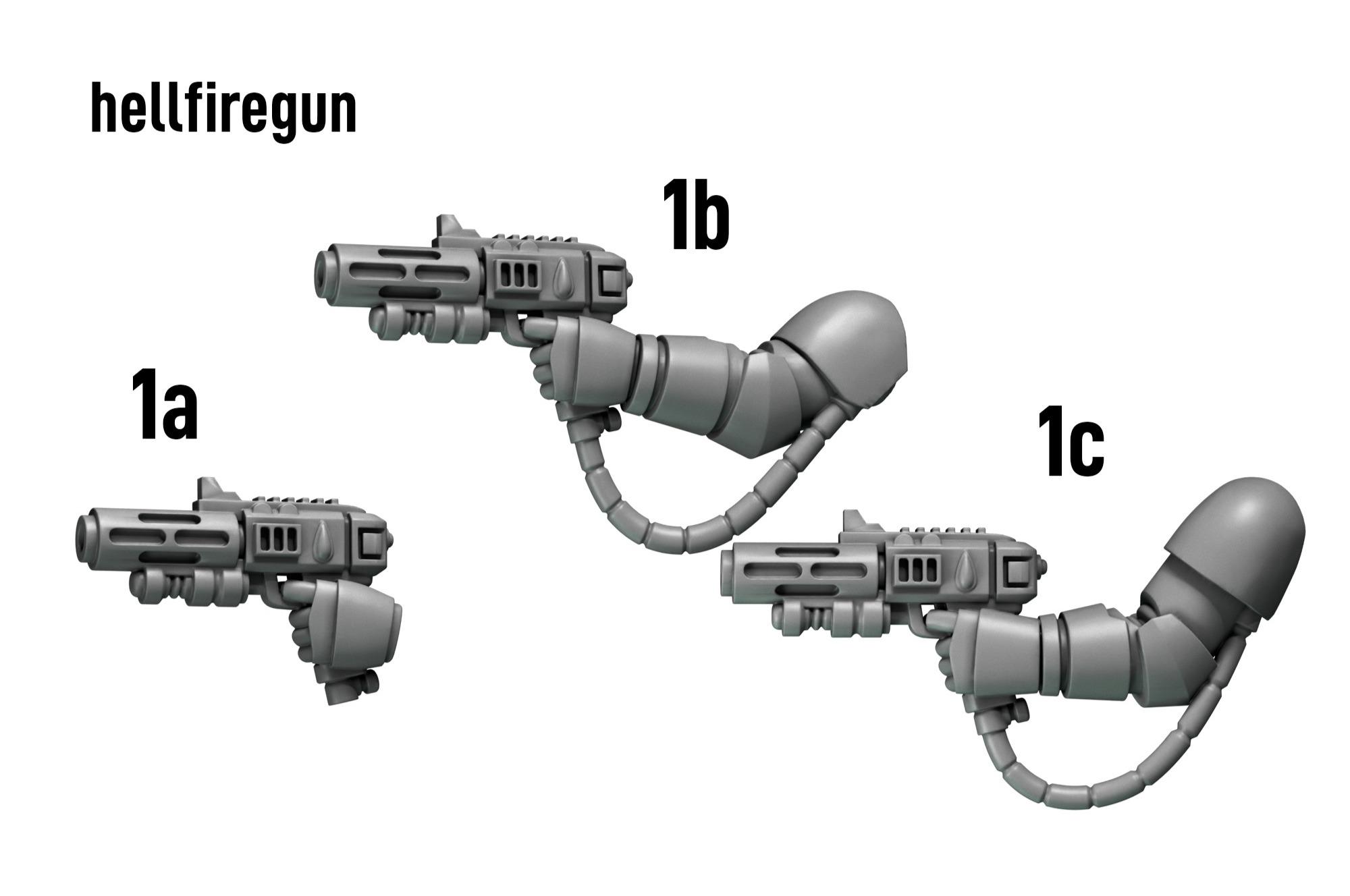 Hellfire Guns (Melta Proxy) | Crimson Angels | GreyTide Studios